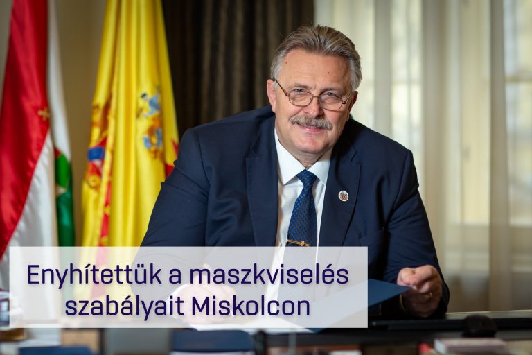 Miskolcon lazítanak, vége a kötelező maszkviselésnek
