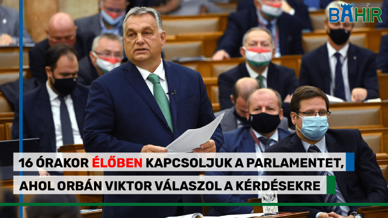 Kövesse velünk élőben Orbán Viktor válaszait az ellenzék kérdéseire!