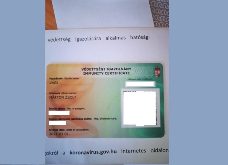 Íme a trükk, így szerezhet Ön is könnyen, egyszerűen védettségi igazolványt