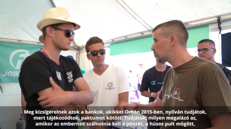 Nagyon rossz ajtón kopogtattak az Ifjúsági Kereszténydemokrata Szövetség tagjai