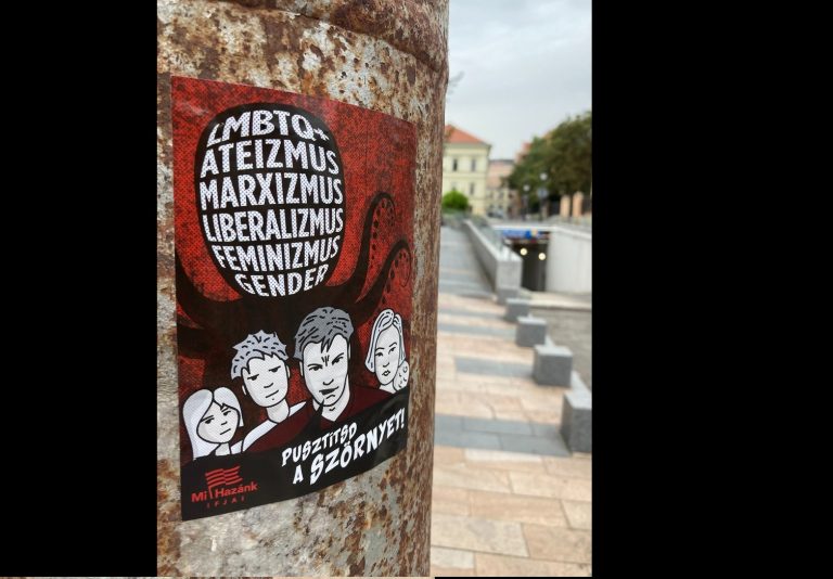Nagyon sok pécsi háborodott fel a Mi Hazánk Ifjai uszító plakátja miatt