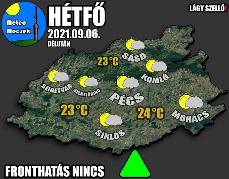 Ma is kellemes időnk lesz!