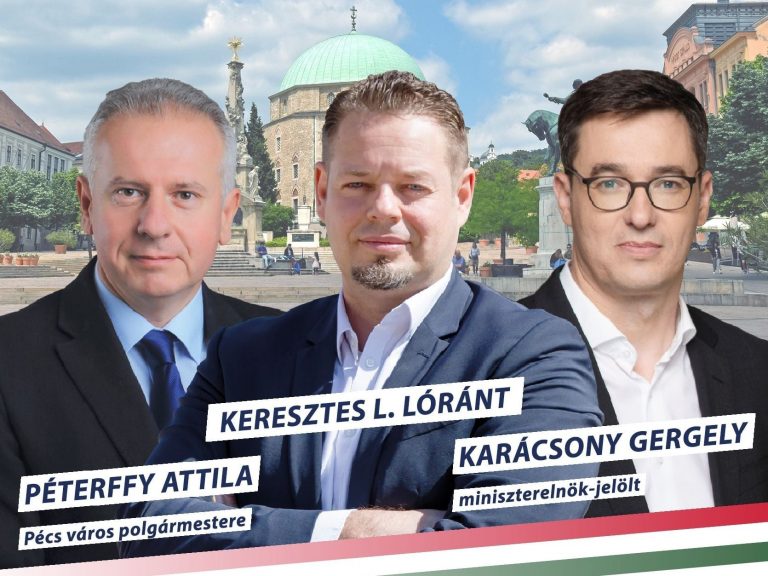 Pénteken Pécsre és Komlóra jön Karácsony, Keresztessel tart közös utcafórumot