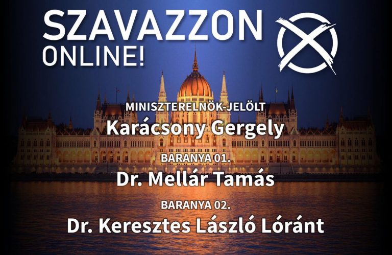 Péterffy Attila: Keresztest, Mellárt és Karácsonyt támogatom, szavazzanak Önök is!