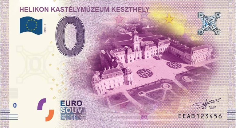 Nulla eurós bankjegy magyarországi fotóval