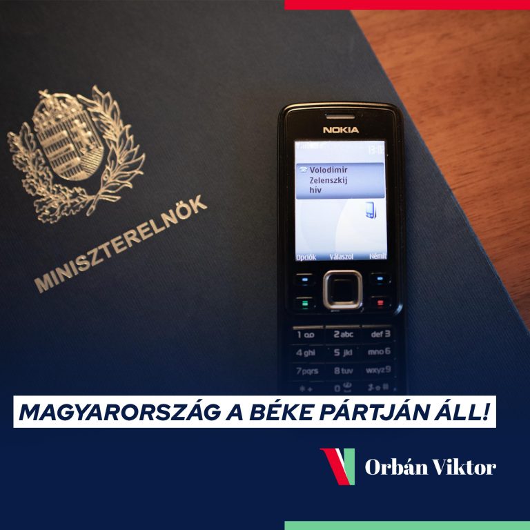 Zelenszkij felhívta Orbánt