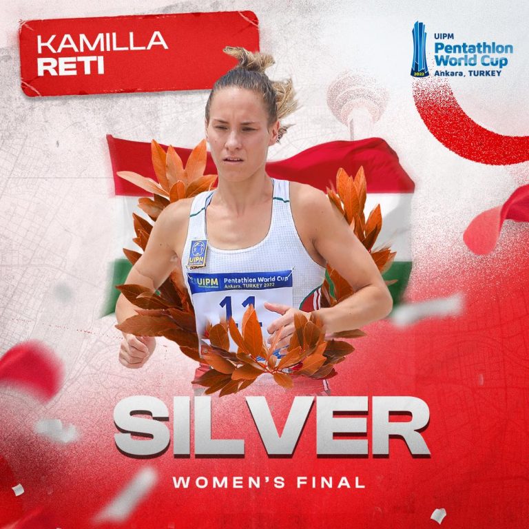 Réti Kamilla ezüstérmes