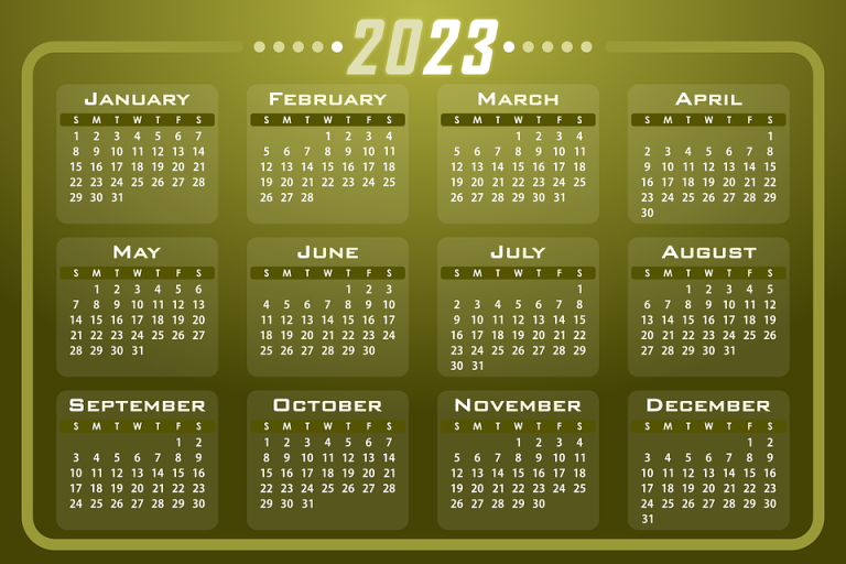 2023-ban hat hosszú hétvégénk lesz