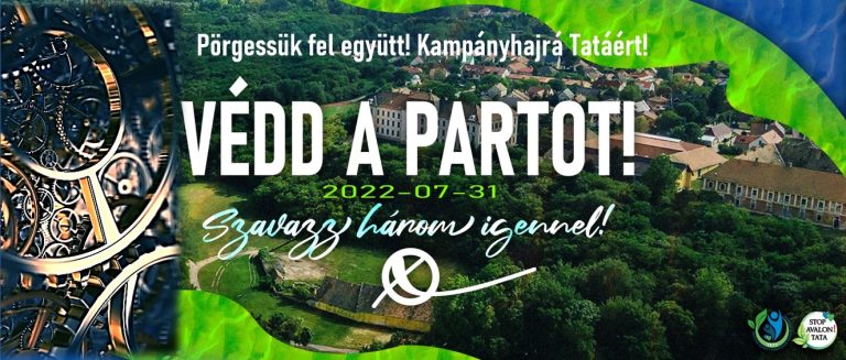 Civilek emberfeletti odaadással védik a tatai Öreg-tavat