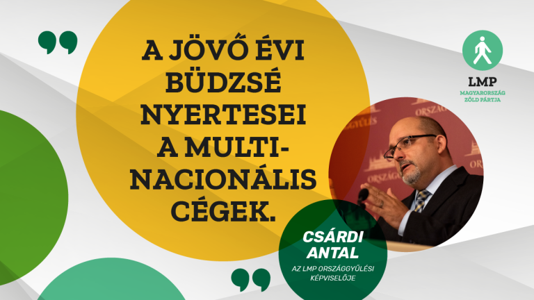 LMP: a jövő évi büdzsé nyertesei a multinacionális cégek