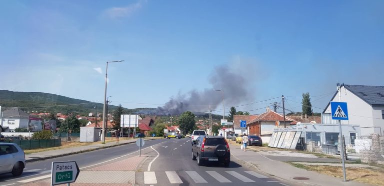 Egyre nagyobb a baj a Mecseken, a szél miatt folyamatosan terjednek a lángok