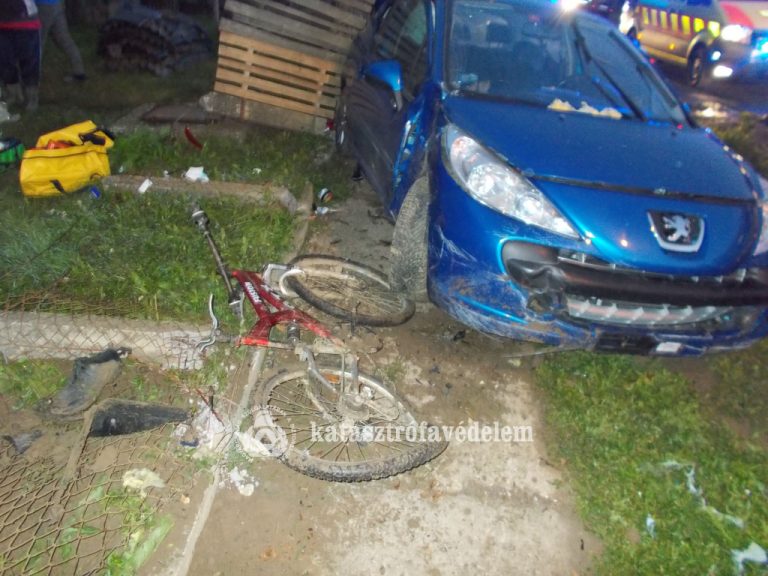 Egy kisgyermek súlyosan megsérült egy tegnapi közúti balesetben