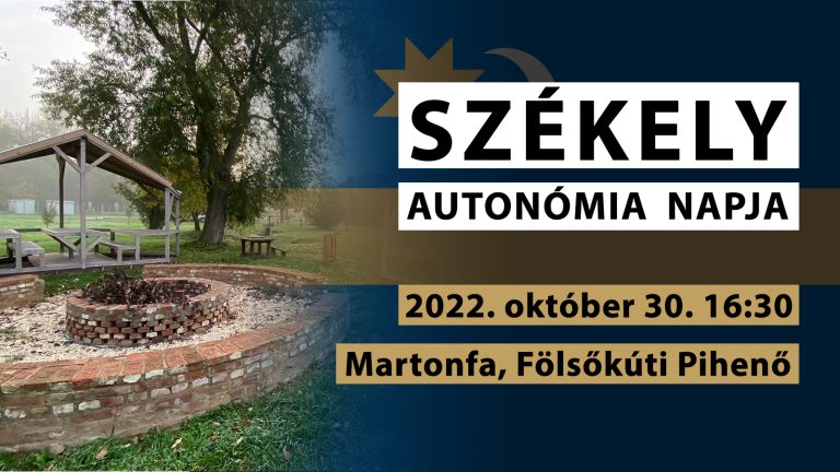 Október 30-án, a Székely Autonómia Napján fáklyás megemlékezést tartanak Martonfán