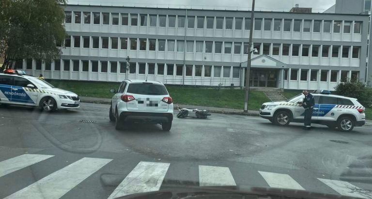 Motorost gázoltak el Pécsett, súlyosan megsérült