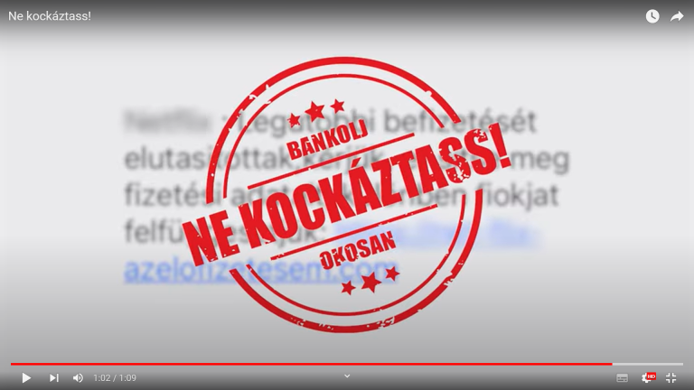 „Ne kockáztass” címen oktató videósorozatot indít a rendőrség