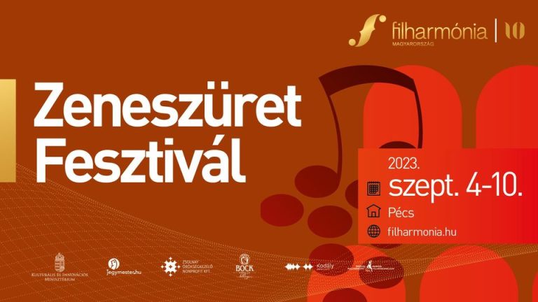 Szeptember 4-10: Zeneszüret Fesztivál Pécs