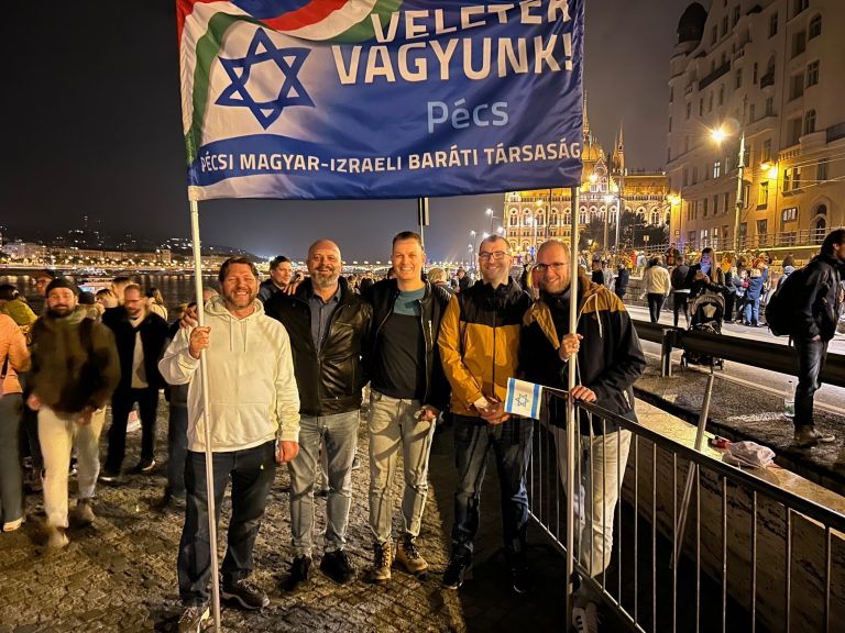 Izrael melletti szolidaritási demonstrációt tartanak ma Pécsett