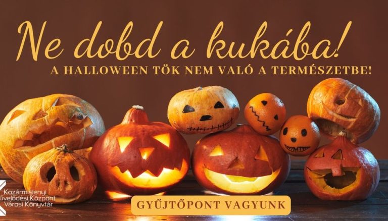 Halloween tököt se dobj a kukába