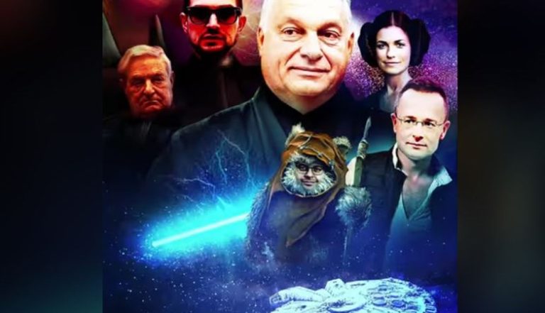 A TikTokon Orbán Skaywalker, Szijjártó Han Solo, Varga Judit Leia hercegnő, Orbán Balázs pedig ewok, de ott a sötét oldal is