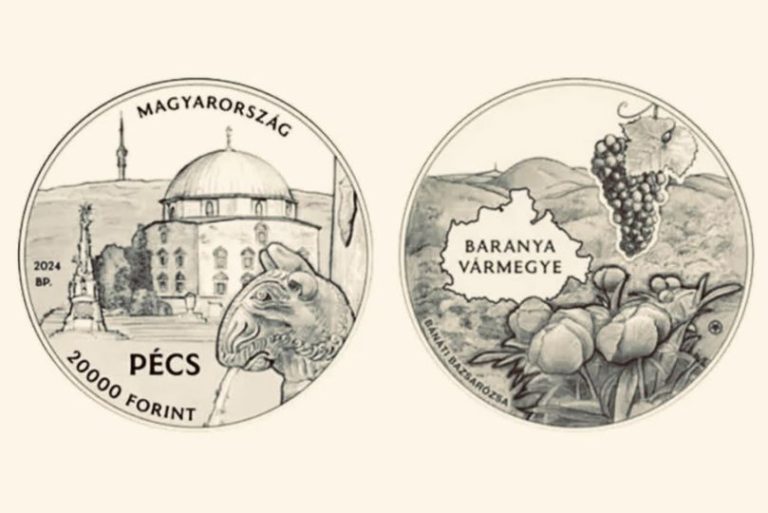Márciustól emlékérméken is megcsodálható lesz Pécs