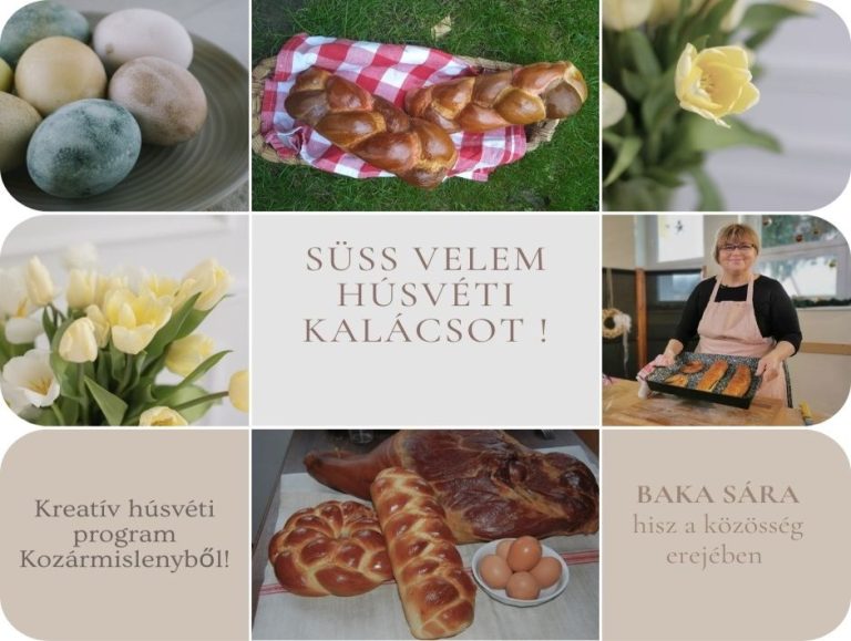 Süss húsvéti kalácsot a Sacikonyhával