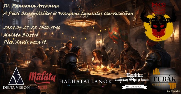 Hétvégén tartják a IV. Pannonia Arcanum Országos Szerepjáték Találkozót