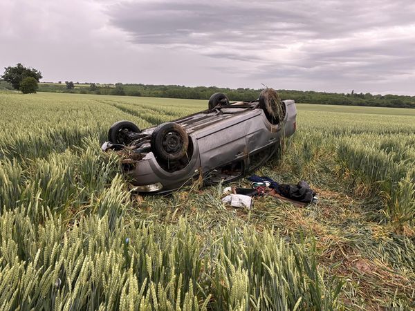 Brutális baleset Görcsöny és Keresztespuszta között