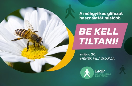 A méhgyilkos glifozát használatát mielőbb be kell tiltani!