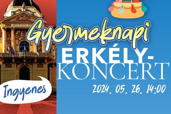 Gyermeknapi Erkélykoncert a Színház téren