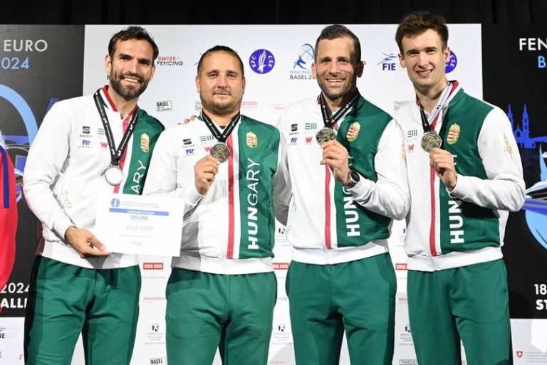 Európa-bajnok a férfi kardcsapat