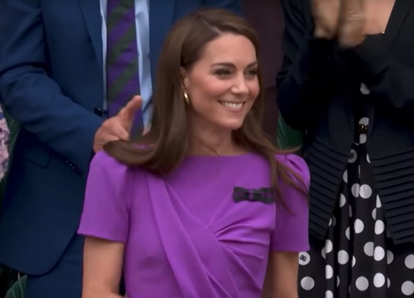 Hatalmas ovációval fogadták a nagybeteg hercegnét Wimbledonban
