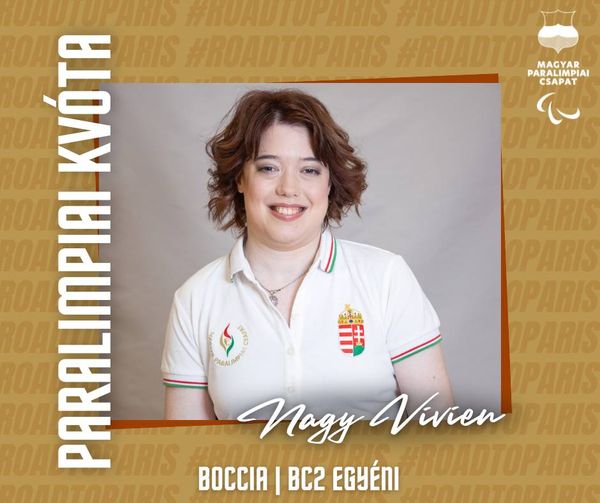 Nagy Vivien is ott lesz a párizsi paralimpián