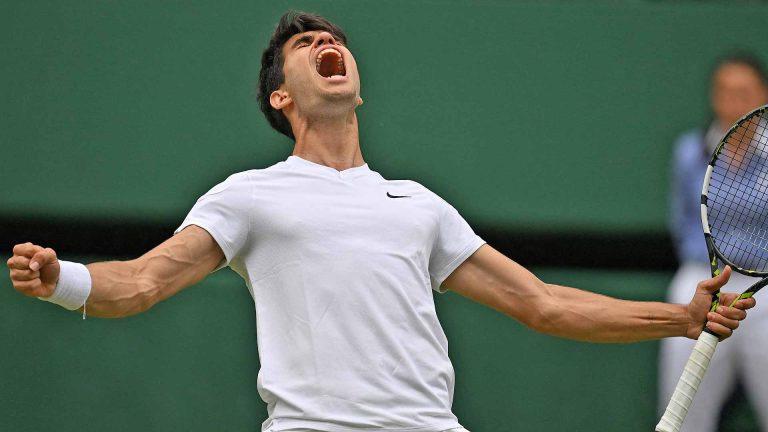 Carlos Alcaraz Wimbledon nyertese