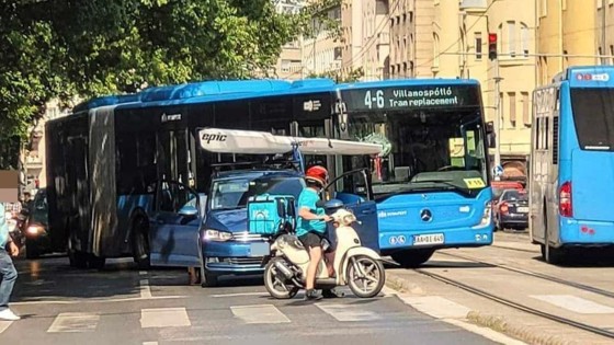 Felnyársalta magát egy kajakra a 4-6-os villamospótló