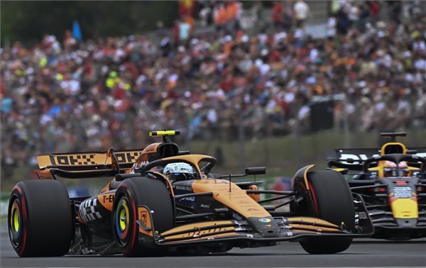 Lando Norris nyerte az időmérőt a Hungaroringen