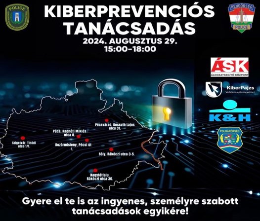 Ingyenes kiberprevenciós tanácsadás Baranyában