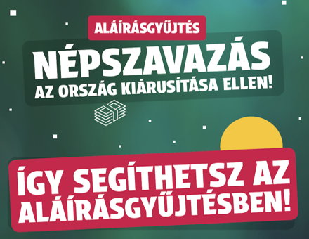Felpörgeti népszavazási aláírásgyűjtő kampányát az LMP