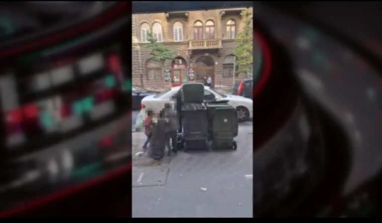 Kisgyerekek gyűjtik a kukákból a flakonokat Budapesten – VIDEÓ