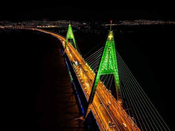 Idén is karácsonyi díszkivilágítást kap a Megyeri híd