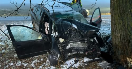 Egy férfi halt meg a fának csapódó autóban