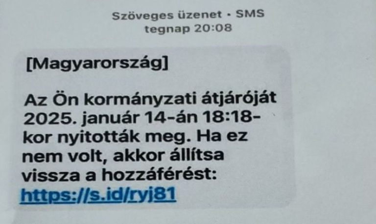 Ismét kamu SMS-ben próbálják átvenni az emberek bankszámláját