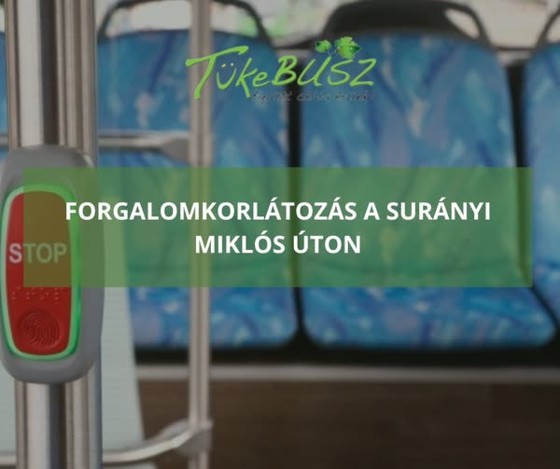 Április 11-ig forgalmi változások Pécsen a Surányi Miklós úton