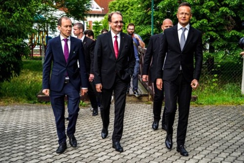 Pécsen járt Szijjártó Péter