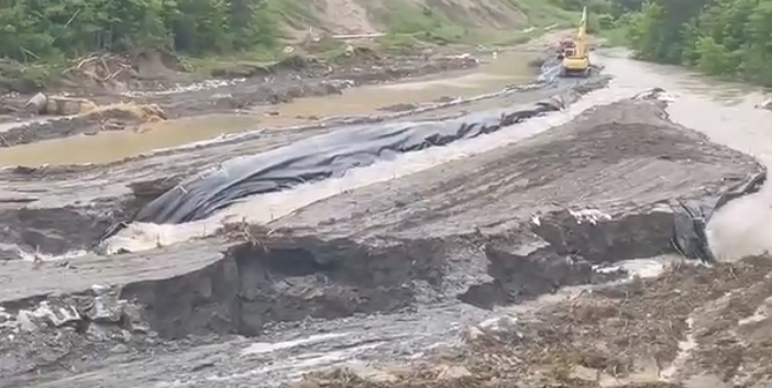 Teljesen megtelt vízzel a parajdi sóbánya – VIDEÓ