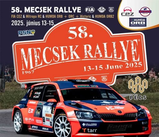 58. Mecsek Rallye a Pécs környéki hegyekben