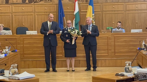 Kötő Veronika főtörzsőrmester lett az Év Rendőre Pécsett
