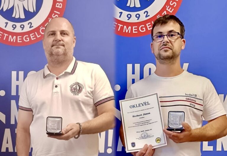 A hősök köztünk járnak: kitüntették az életmentő pécsi sofőröket