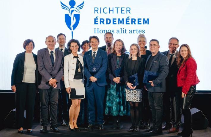 Richter Érdemérem Díjat kapott dr. Kutnyánszky Valéria Mária