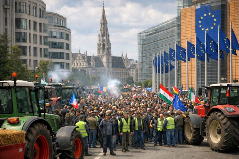 Magyar gazdák is csatlakoznak az összeurópai tüntetéshez Brüsszelben