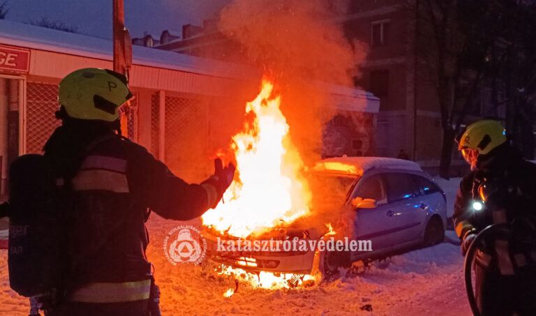 Télies időjárás, balesetek és tüzek: mozgalmas napon vannak túl a baranyai tűzoltók